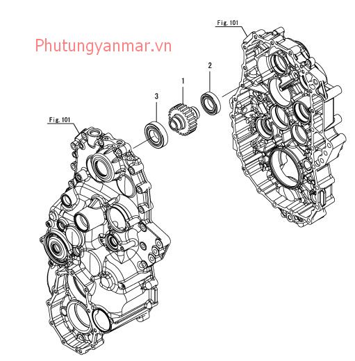 Trục truyền động di chuyển số 1